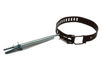 collari fermatubo stufe smaltato marrone  cm8/14 regolabile tassello  cod:ferx.fer15141