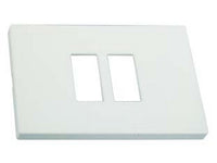 placca 2 posti ravvicinati "venus" - mm.115x80h. - (1867.2f.b.) cod:ferx.fer16322