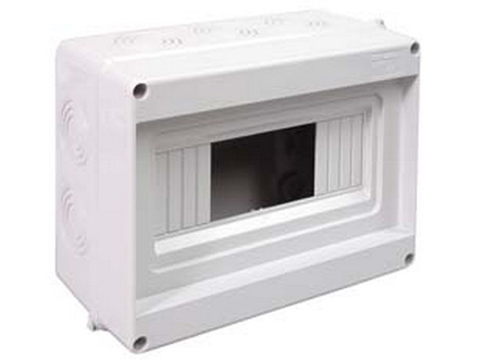 centralino parete senza sportello ip40 mm200x160x90h. 4/8 moduli 14w cod:ferx.fer17015