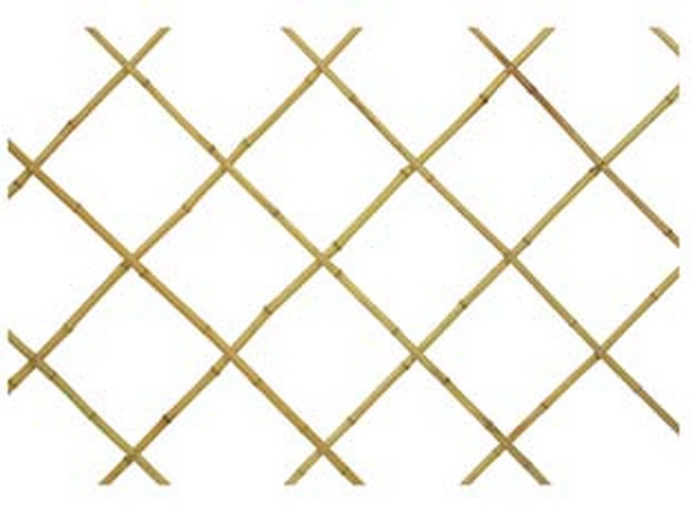 traliccio in bamboo - cm.200x200 - ø mm.16/18 cod:ferx.fer454803