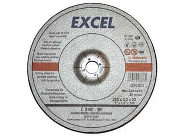 dischi taglio centro depresso marmo  mm.230  mm230x3,3 foro 22,2 cod:ferx.fer18210