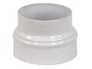 maggiorazione per tubi stufa bianco lucido - ? cm.8/10 cod:ferx.fer18258