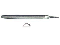 lime mezze tonde con manico in plastica - 6" mm.150 taglio bastardo cod:ferx.fer19491