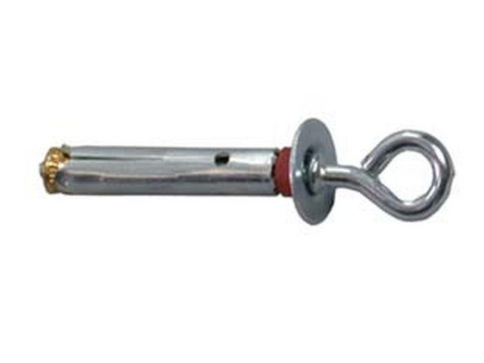 minitassello con occhiolo chiuso in acciaio zincato - ø mm.6, filetto ø mm. cod:ferx.fer19897