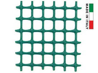 rete in plastica quadra verde mm.10x10 - maglia mm.10x10 altezza cm.100 cod:ferx.fer23894
