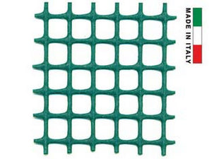 rete in plastica quadra verde mm.10x10 - maglia mm.10x10 altezza cm.100 cod:ferx.fer23894