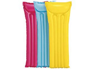 materassino gonfiabile singolo trasparente - cm.183x69 - peso kg.0,68 (59703) cod:ferx.fer24204