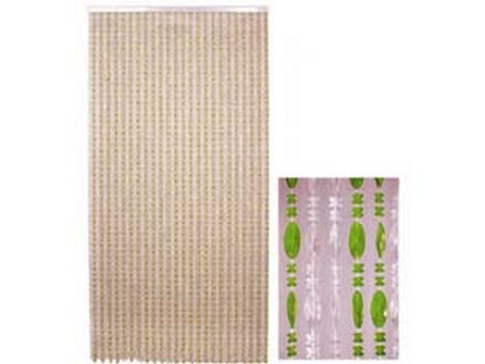 tenda corallo verde-cristallo - 96 fili cm.120x230h. cod:ferx.fer26000