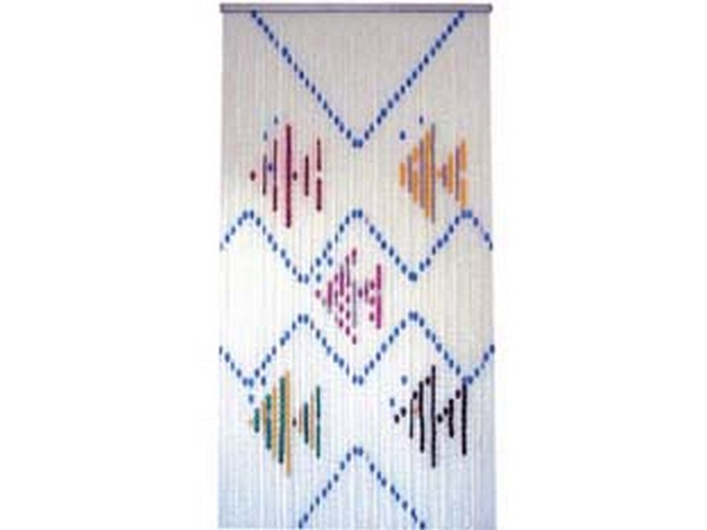 tenda a piastrina "pesci" - 44 strisce per 63 piastrine - cm.120x230h. cod:ferx.fer26116