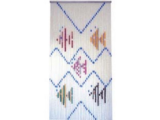 tenda a piastrina "pesci" - 44 strisce per 63 piastrine - cm.120x230h. cod:ferx.fer26116