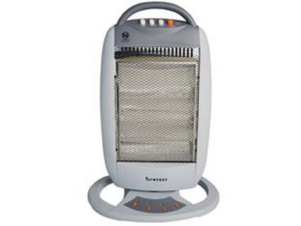 stufa alogena rotante "design" 1200w - misure di ingombro cm.36x17x60h. cod:ferx.fer26789