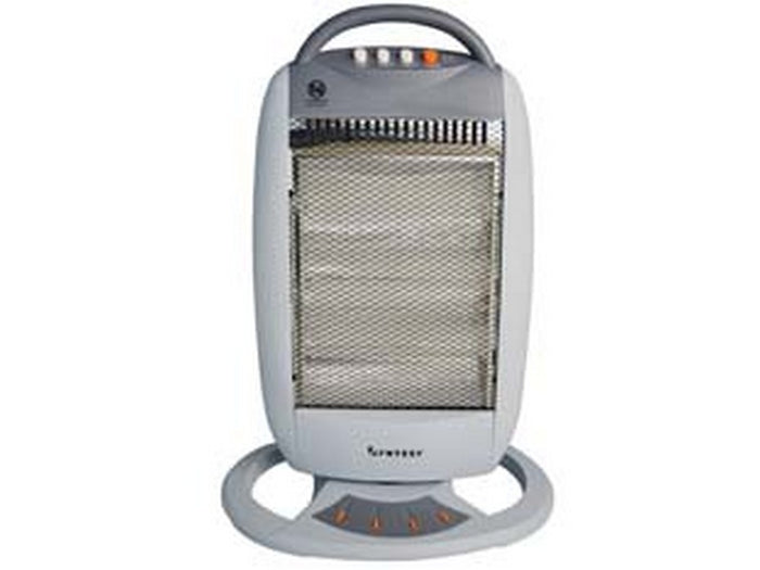 stufa alogena rotante "design" 1200w - misure di ingombro cm.36x17x60h. cod:ferx.fer26789