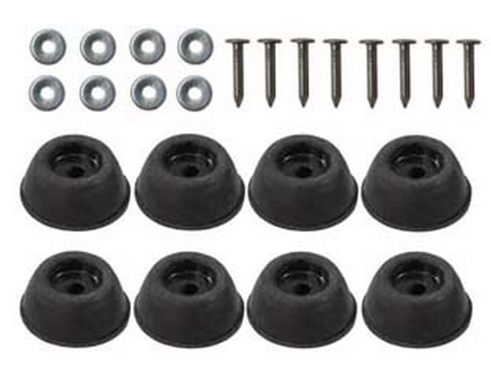 50blister paracolpi conici alti neri - ? mm.20x10h. cod:ferx.fer28554