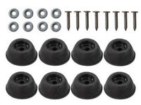 50blister paracolpi conici alti neri - ? mm.20x10h. cod:ferx.fer28554