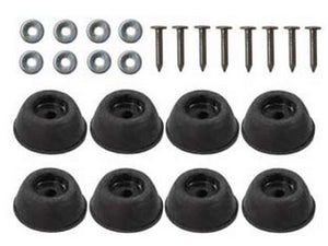 50blister paracolpi conici alti neri - ? mm.20x10h. cod:ferx.fer28554