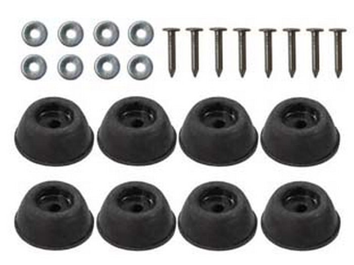 50blister paracolpi conici alti neri - ? mm.20x10h. cod:ferx.fer28554