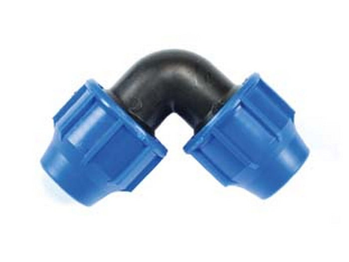 raccordo a compressione gomito 90° pn16 - ø mm.32x32 cod:ferx.fer39338