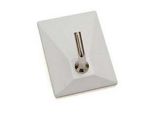 ganci adesivi in plastica bianchi 1 posto - mm.30x40h. cod:ferx.fer28943