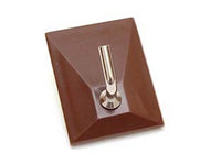 ganci adesivi in plastica marroni 1 posto - mm.30x40 cod:ferx.fer28950