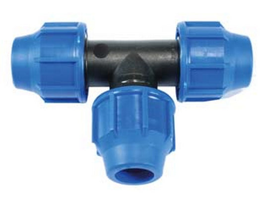 raccordo a compressione a "ti" pn16 - ø mm.20x20x20 cod:ferx.fer35514