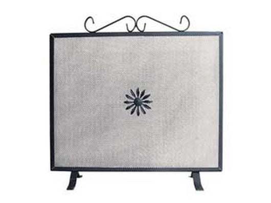 parascintille quadrato con decoro per camino - cm.50x50h. cod:ferx.fer30366