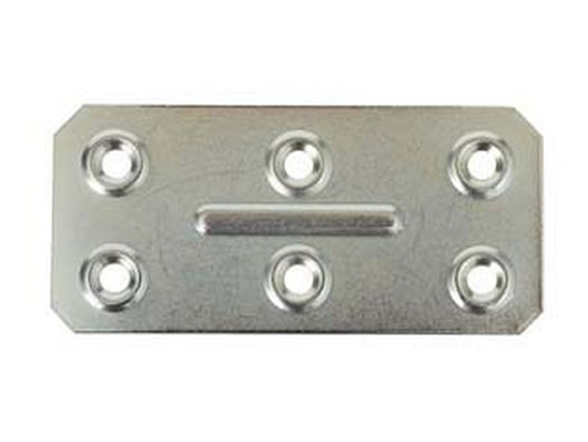 lastrine di giunzione rettangolare 6 fori - mm.86x40 spessore mm.1 cod:ferx.fer34852