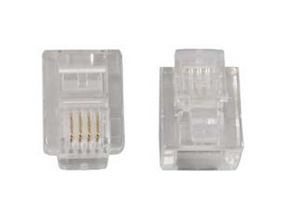 spina modulare passo 6/4 rj12 trasparente  cod:ferx.fer37181