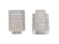 spina modulare passo 6/4 rj12 trasparente  cod:ferx.fer37181