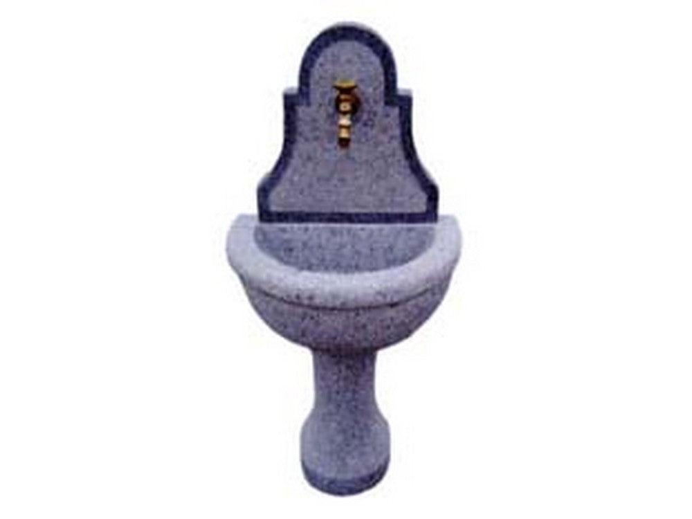 fontana a parete in granito grigio - cm.130h. - peso kg.160 - colore grigio cod:ferx.fer37525