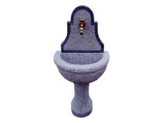 fontana a parete in granito grigio - cm.130h. - peso kg.160 - colore grigio cod:ferx.fer37525