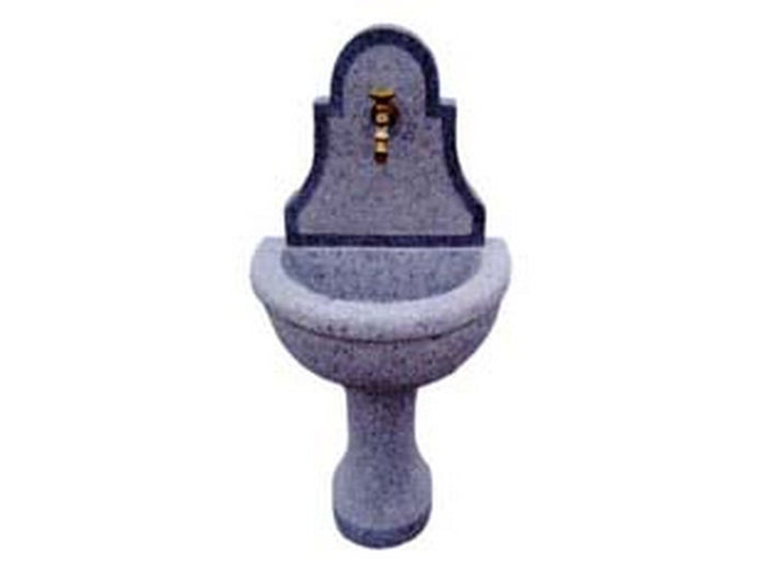 fontana a parete in granito grigio - cm.130h. - peso kg.160 - colore grigio cod:ferx.fer37525