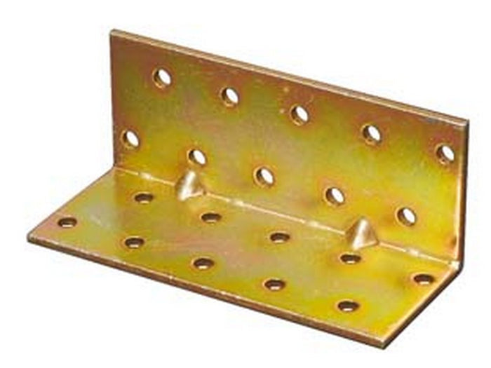 piastra di giunzione piegata ad angolo pesante larghezza mm.100 - mm.60x60x cod:ferx.fer48286