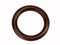 anelli per scorritenda tubolari in legno noce - ø mm.50-70 cod:ferx.fer50098