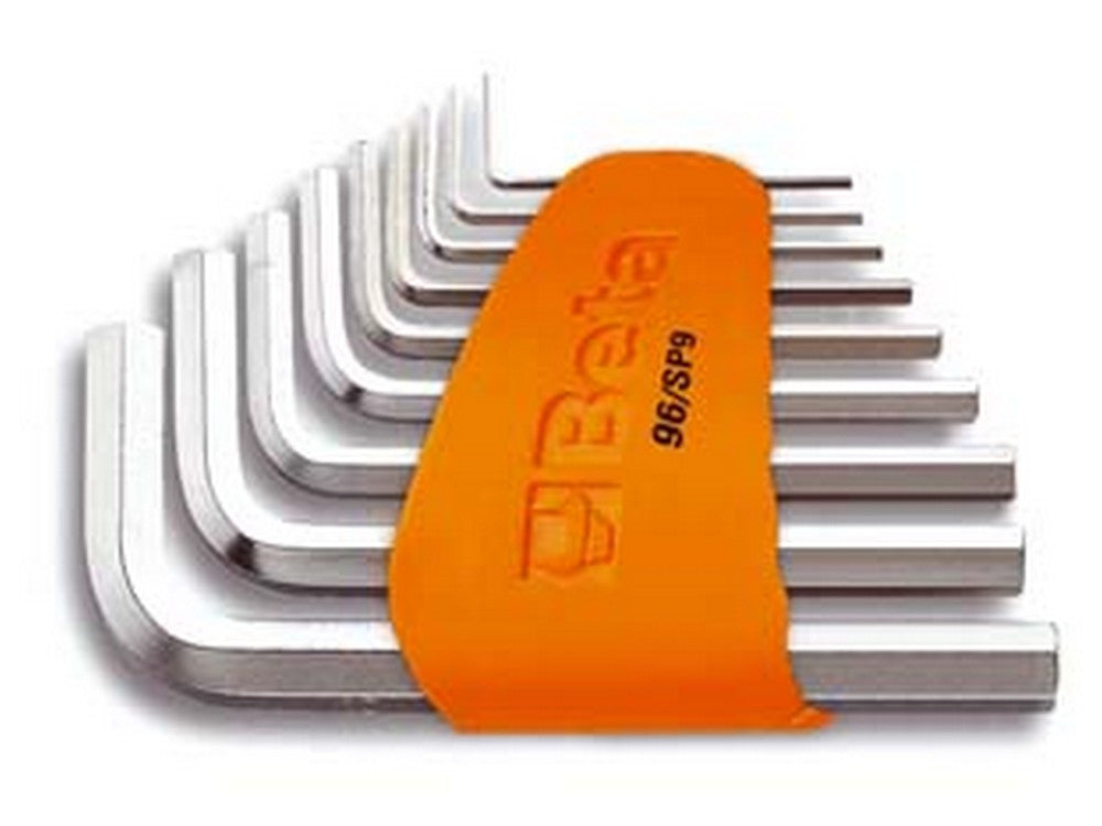 chiavi maschio esagonali piegate cromate art.96/sc9 cod:ferx.fer50456