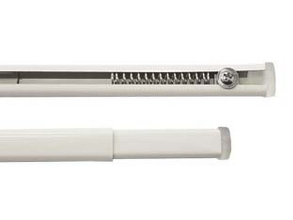 5blister astine guida piatta estensibili per tende bianca - cm.150-240 - colore bianco cod:ferx.fer440370