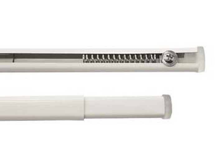 10blister astine guida piatta estensibili per tende bianca - cm.27-40 - colore bianco cod:ferx.fer50968