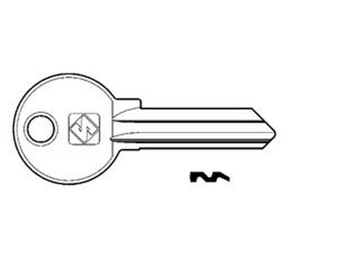 chiavi per cilindri corbin 5 spine grandi cb6 - cb6 dx  cod:ferx.fer51538