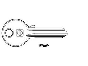 chiavi per cilindri iseo 5 spine grandi ie2 - ie2 dx  cod:ferx.fer52863