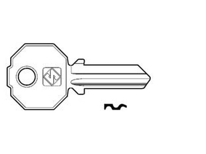 chiavi per cilindri prefer 4 spine grandi pf212 - pf212 dx cod:ferx.fer53921