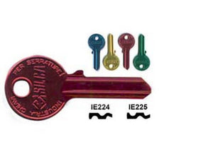 chiavi per cilindri iseo 4 spine grandi - ie225u sx ultralite rosse cod:ferx.fer55833