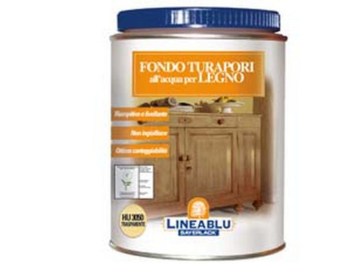 fondo turapori all'acqua per legno - hu 3050 trasparente ml.750 cod:ferx.fer58179