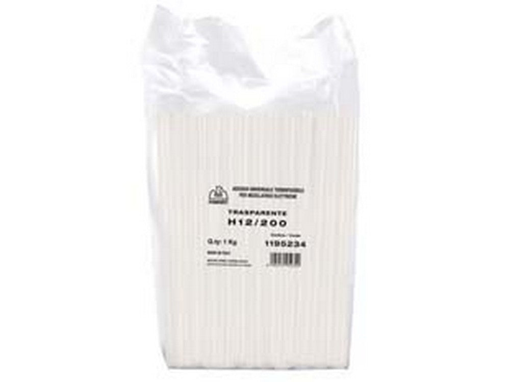 colla termofusibile trasparente mm.12x200 cod:ferx.fer60028