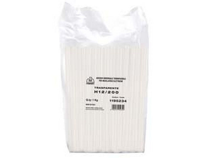 colla termofusibile trasparente mm.12x200 cod:ferx.fer60028