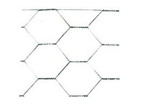 rete tripla torsione zincata maglia 16/2 filo ø mm.0,7 esterno - cm.100h. cod:ferx.fer58810