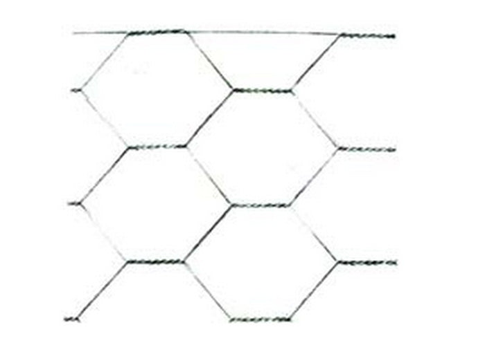 rete tripla torsione zincata maglia 16/2 filo ø mm.0,7 esterno - cm.100h. cod:ferx.fer58810