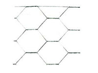 rete tripla torsione zincata maglia 25/3 filo ø mm.0,8 esterno - cm.100h. cod:ferx.fer55697