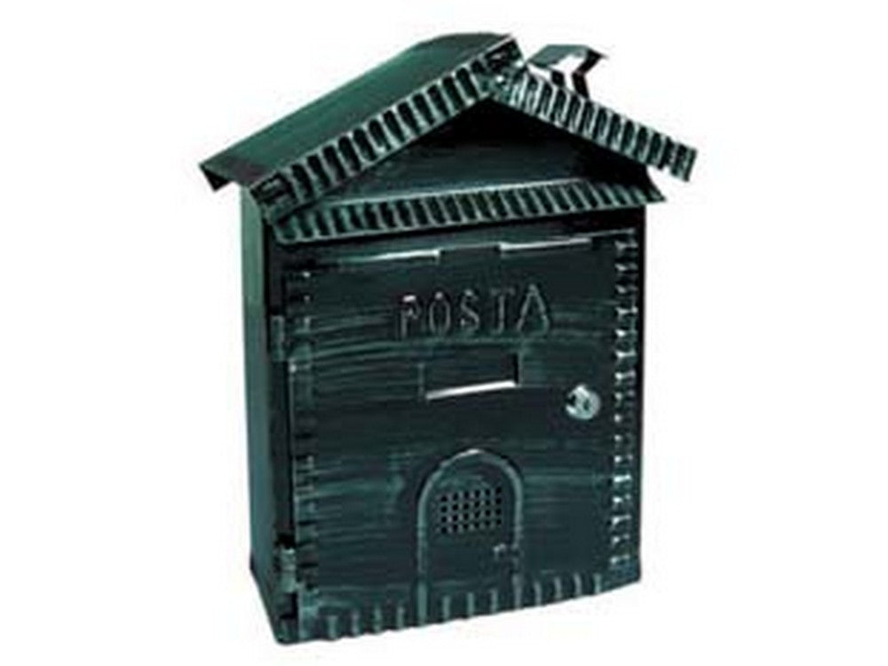 cassetta portariviste tipo casa per esterno - cm.25x11x34h. cod:ferx.fer62282
