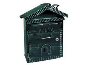cassetta portariviste tipo casa per esterno - cm.25x11x34h. cod:ferx.fer62282