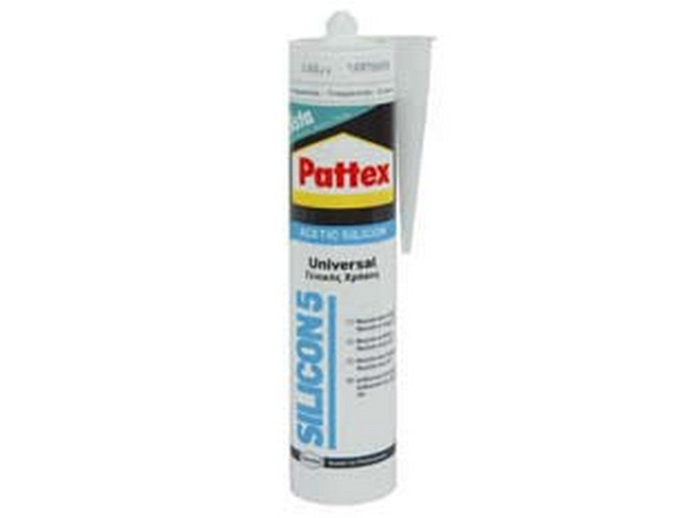 pattex silicone sista silicon 5 acetico trasparente - ml.280 cod:ferx.fer62497