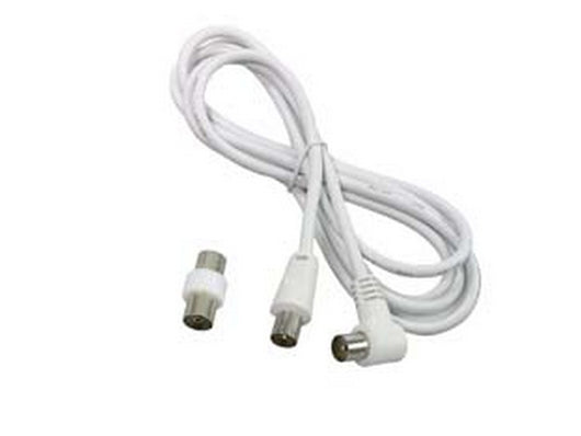 prolunga tv con cavo mt.2 spina maschio-femmina + adattatore maschio cod:ferx.fer66419